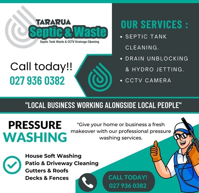 Tararua Septic & Waste - Norsewood and Districts' School - Aug 24
